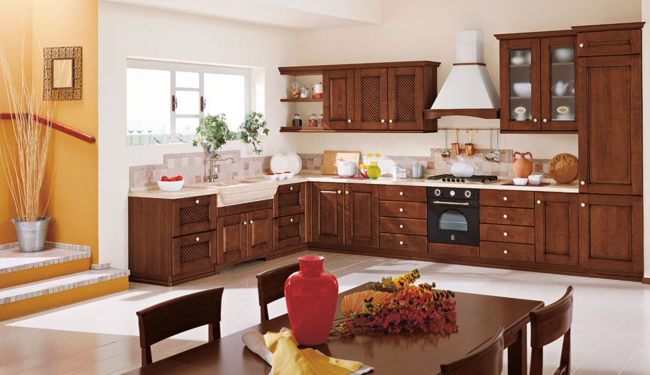 Cucina classica / in legno massiccio / in legno / con impugnature ... Cucina classica / in legno massiccio / in legno / con impugnature ...