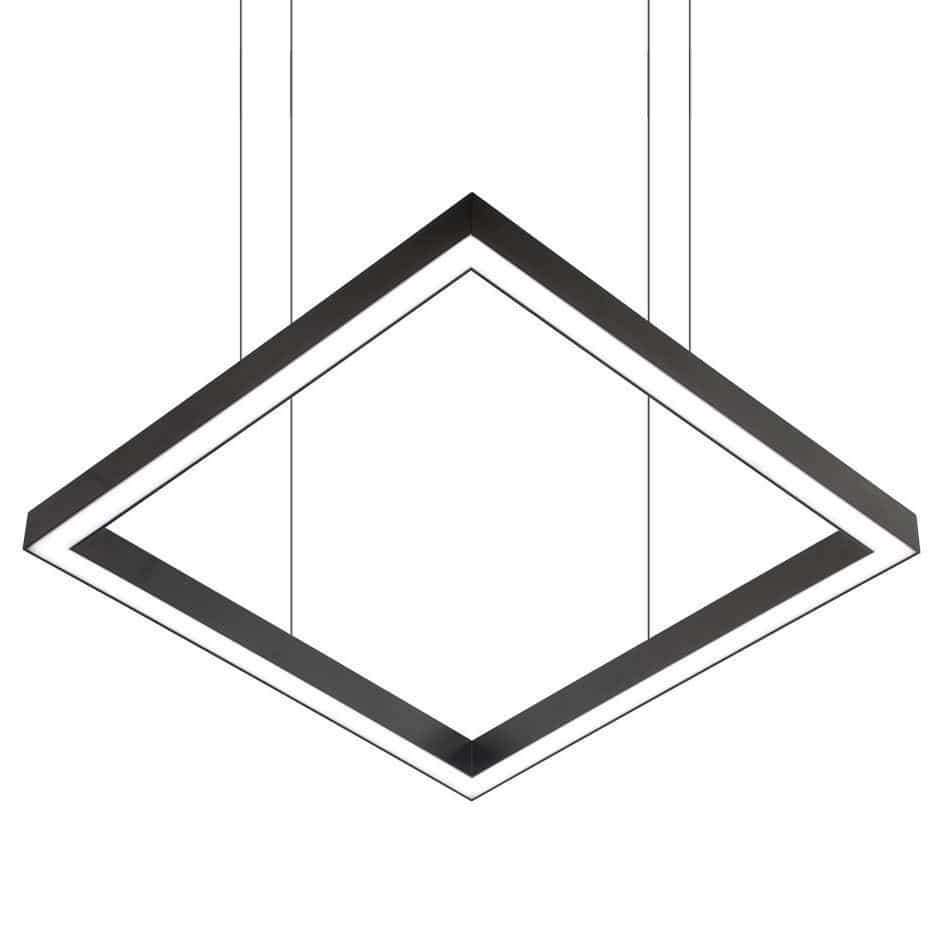 Luce A Sospensione Tile D Metalmek Illuminazione Led Quadrata