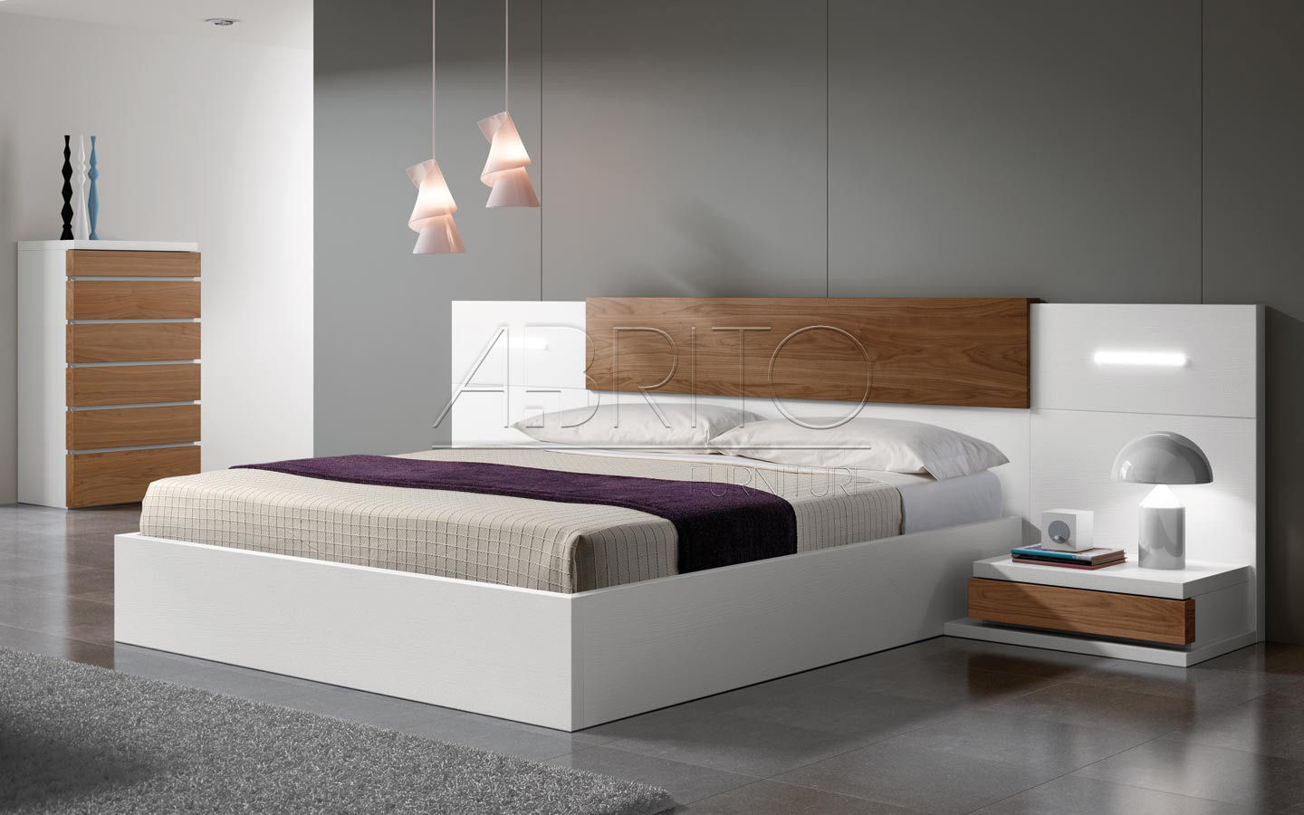 Letto contenitore legno ciliegio: dalani letto in ciliegio: dolci ...