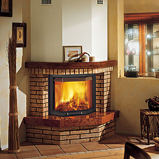 Rivestimento per camini classico / in marmo / in legno / ad angolo ... Rivestimenti camini ad angolo