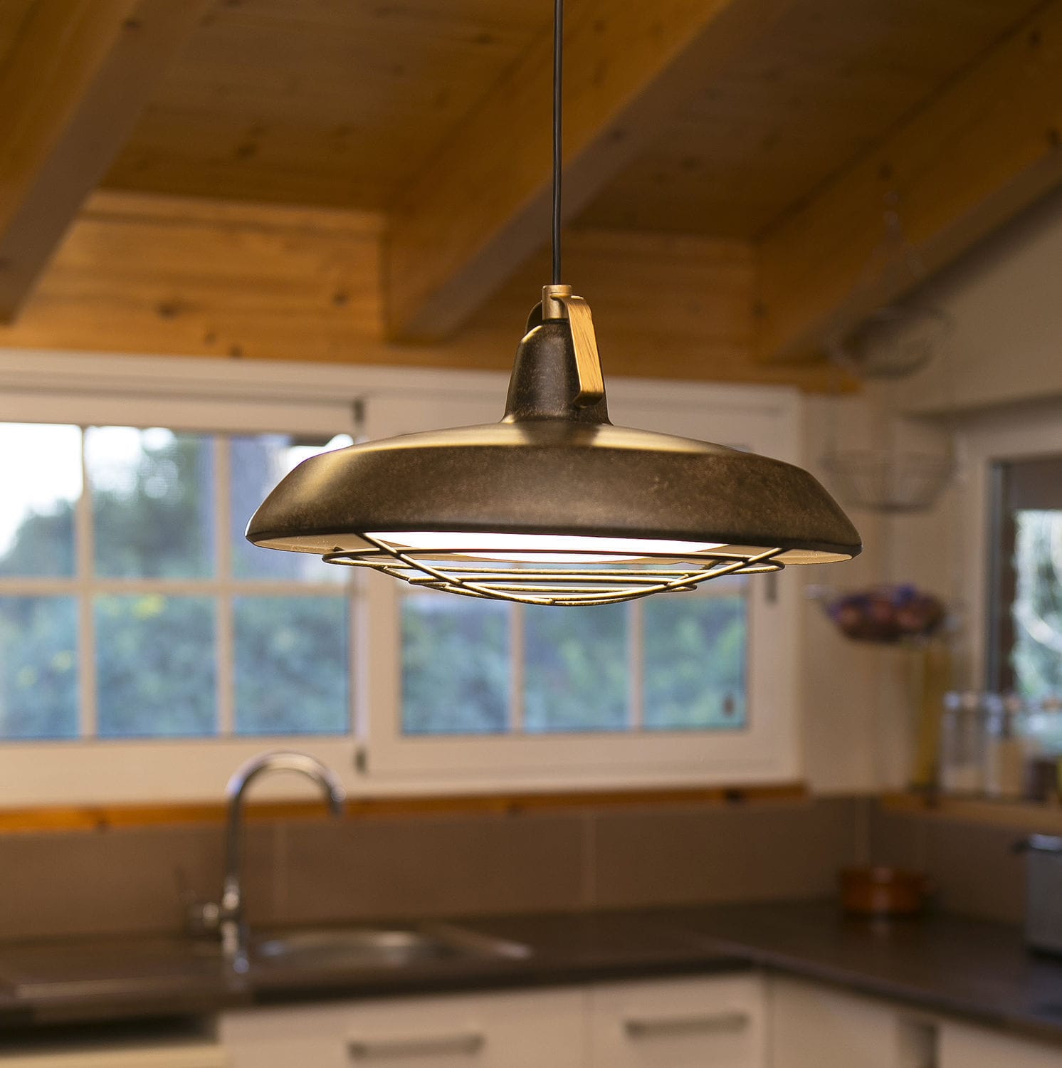 Lampada a sospensione / classica / in acciaio / in pvc plec by ...