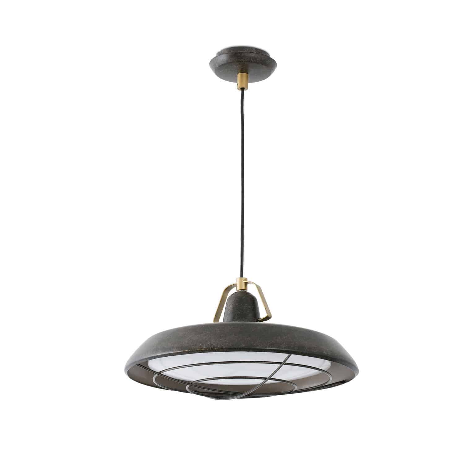 Lampada a sospensione / classica / in acciaio / in pvc plec by ...