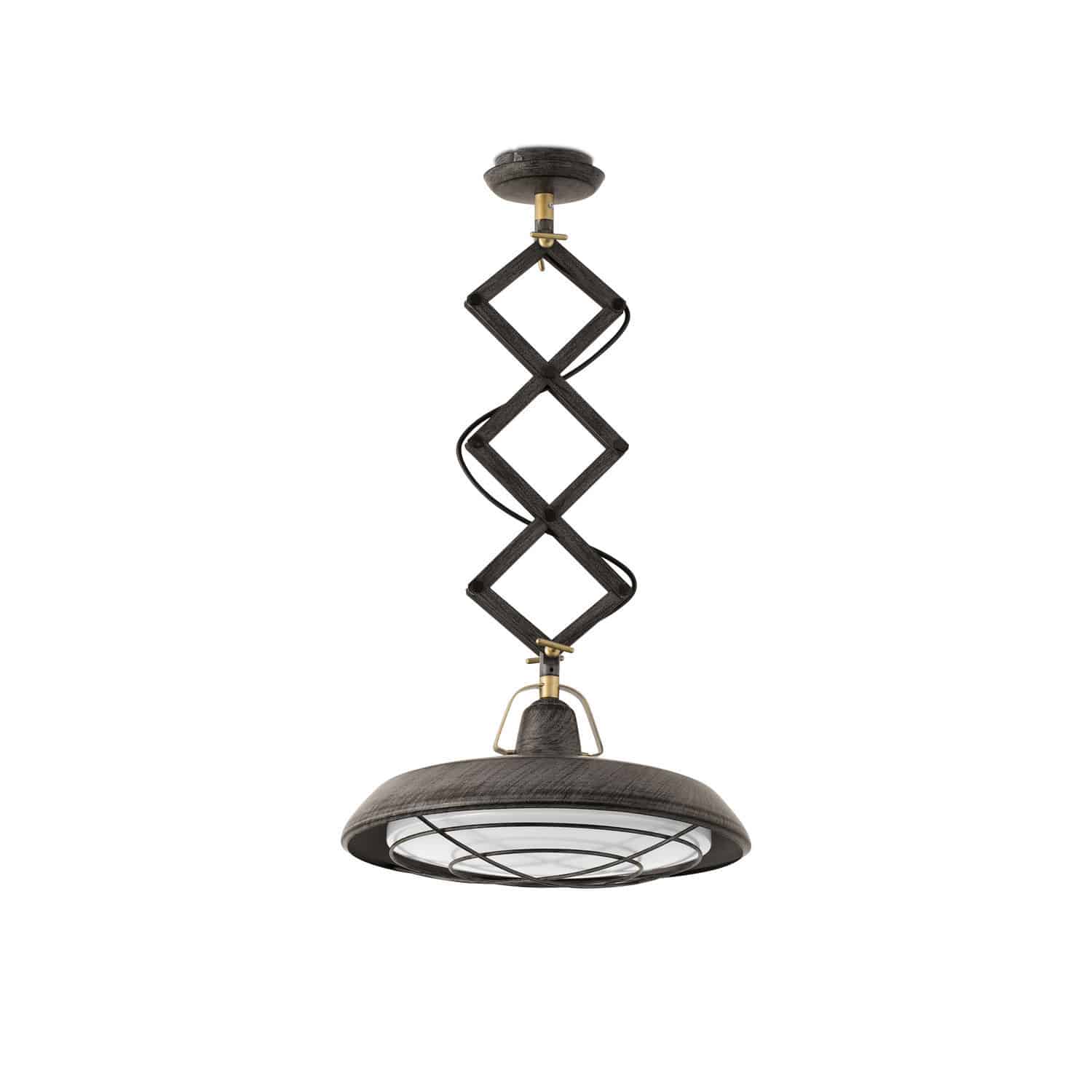 Lampada a sospensione / classica / in acciaio / in pvc plec by ...