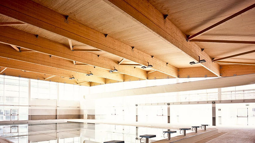 Lastra per solaio in legno lamellare / per tetto canducci group