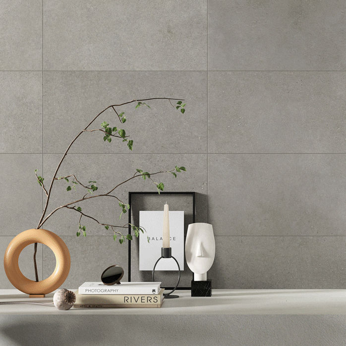 Piastrella Da Interno Grey Ceramica Rondine Da Bagno Da Parete