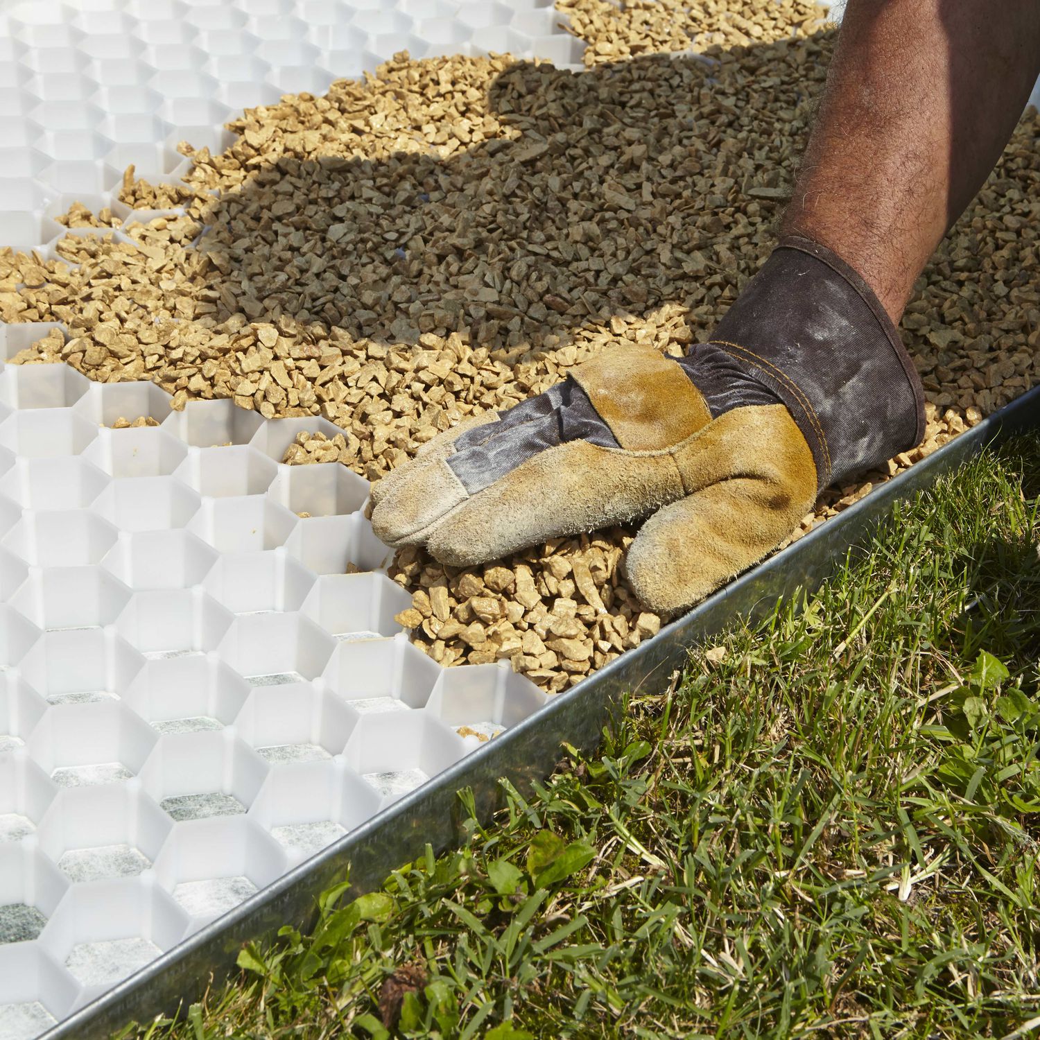 Stabilizzatore di ghiaia gravelfix granulati zandobbio spa video Decorazione Giardino Vialetto