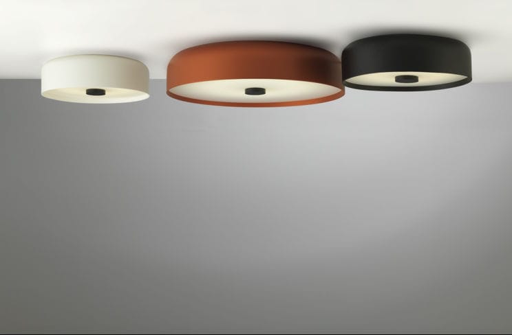 Plafoniera Con Sensore Incorporato : Plafoniera moderna tonda in alluminio acrilico kat by