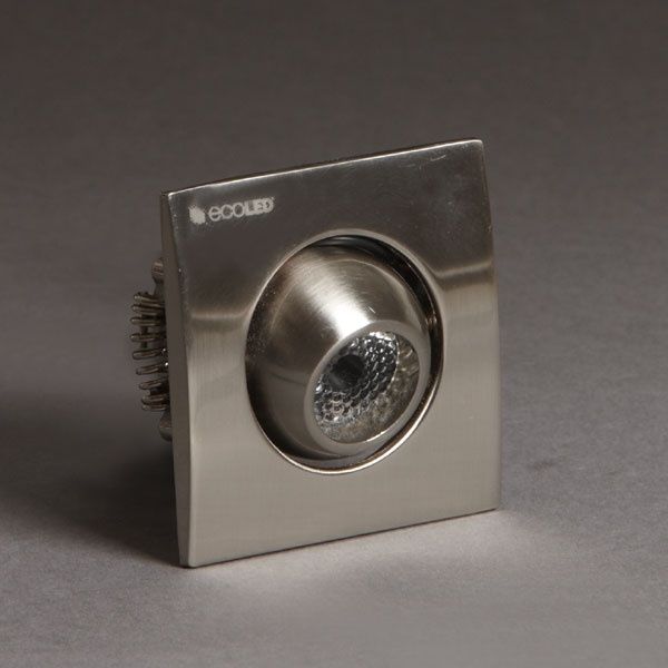 Faretto da incasso a muro / da interno / led / quadrato mini ecoled Faretti da incasso a muro