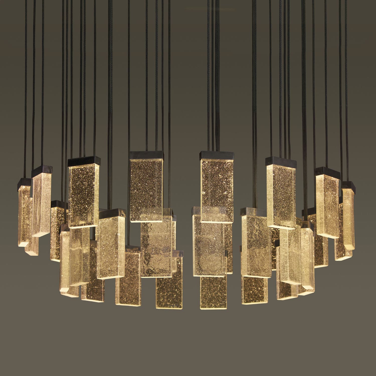 Lampadario Moderno In Vetro Alluminio Led 32 Grand Cru Lampadario Moderno In Vetro Alluminio Led 32 Grand Cru Chandelier