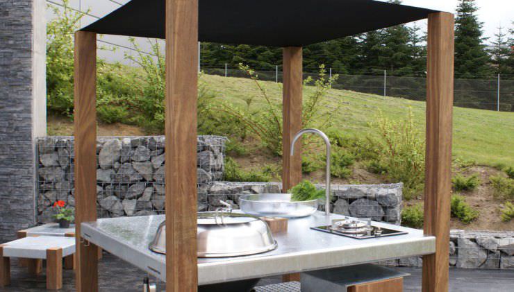 Cucina moderna / in legno / da esterno - SAVRA ISLAND - THORS DESIGN Cucina moderna / in legno / da esterno - SAVRA ISLAND - THORS DESIGN