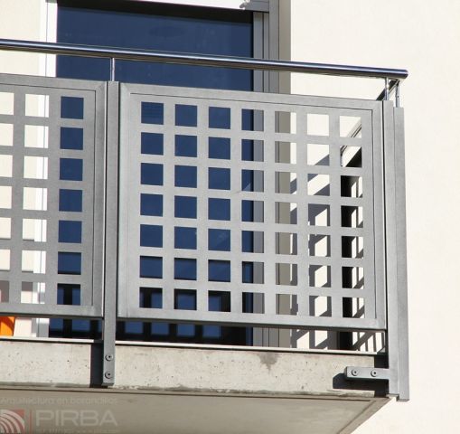 Ringhiera in metallo / a pannelli / da esterno / per balcone md ... Ringhiere pannelli per balconi