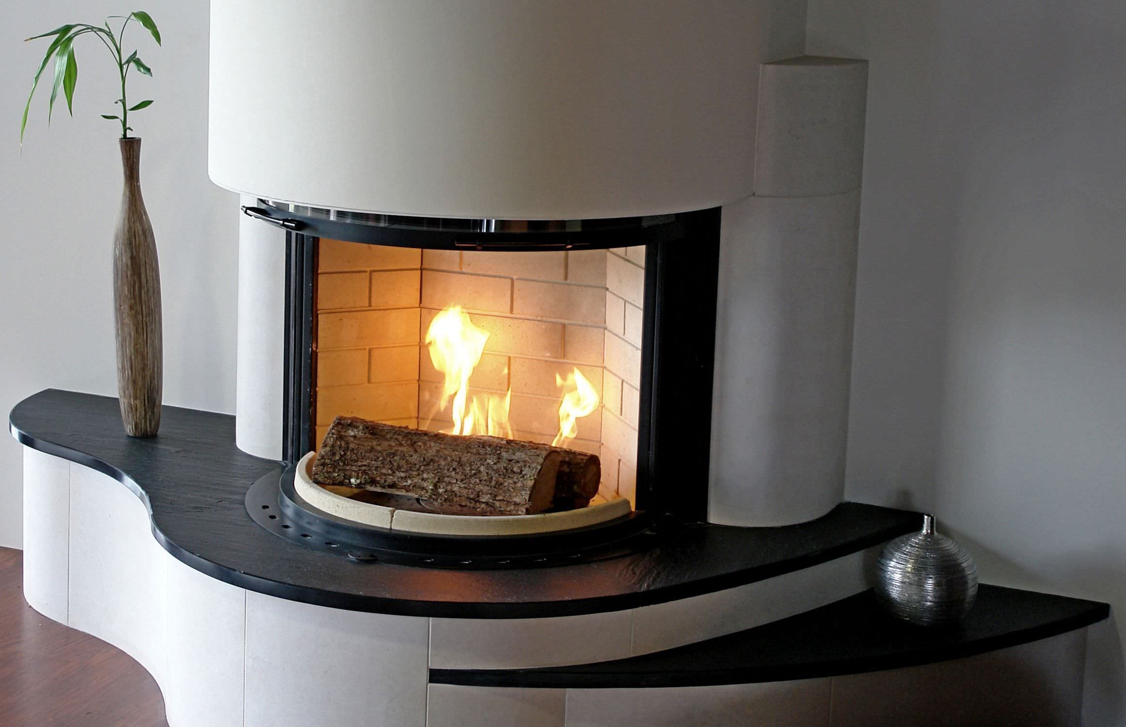 Rivestimento per camini moderno / in ardesia fireplace in ...