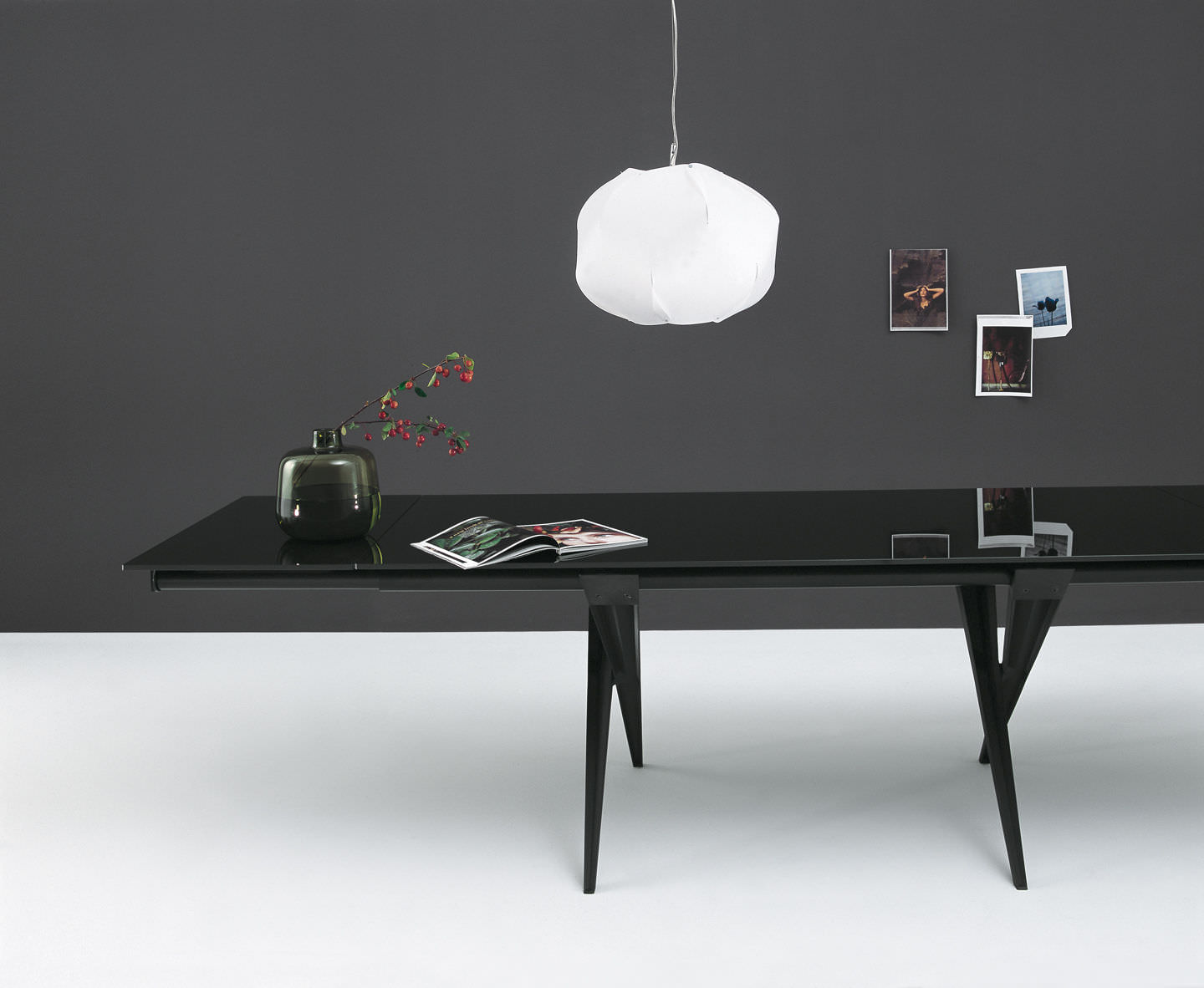 Tavolo moderno / in vetro / rettangolare / da interno tender by ...