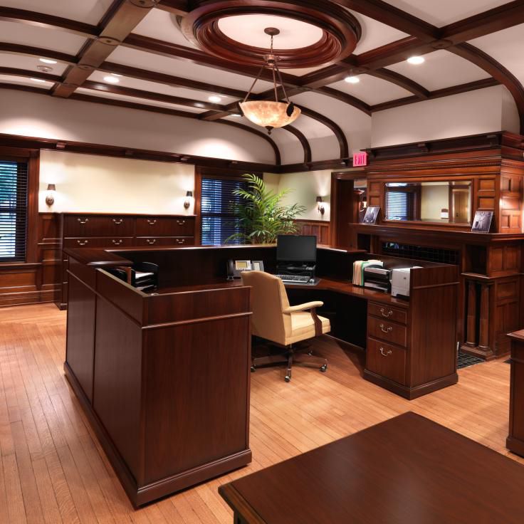 Banco reception modulare / in legno senator⢠kimball office Banco reception modulare