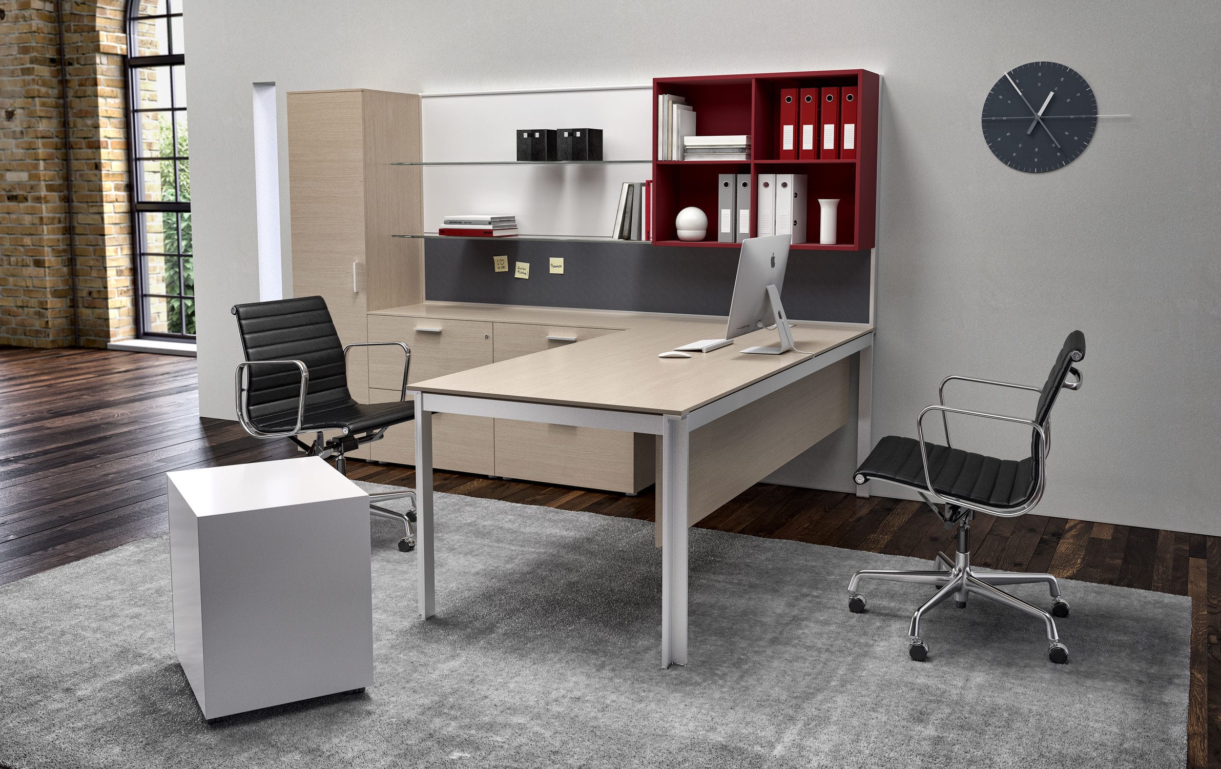Scrivania direzionale / per open space / in laminato / moderna ...