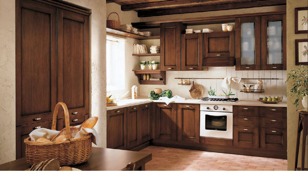 cucina classica in legno
