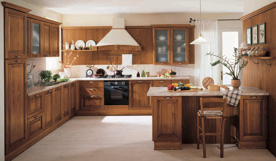 cucina classica in legno
