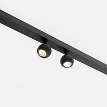 Faretti a binario LED / in alluminio / contract...