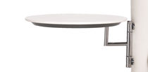Comodino moderno / in MDF laccato / in metallo...