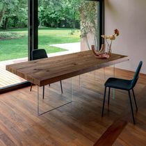 Tavolo moderno / in legno / in vetro / in...