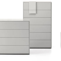 Cassettiera moderna / in legno laccato /...