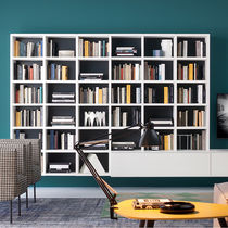 Libreria a muro / moderna / in legno laccato...