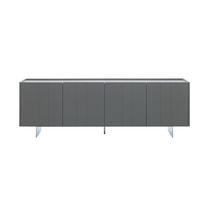 Credenza moderna / in legno laccato / in...