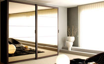 Armadio moderno / in legno / con porta scorrevole...