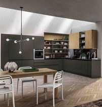 Cucina moderna / impiallacciata in legno...