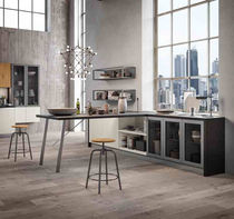 Cucina moderna / in metallo / in laminato...