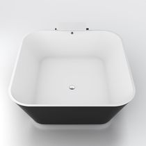 vasca da bagno da appoggio quadrata in solid surface