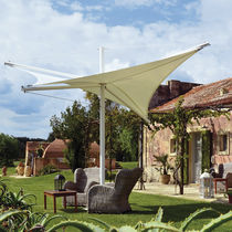 Ombrellone in acciaio / in PVC