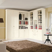 Libreria ad angolo / classica / in legno