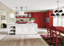 Cucina classica / in legno / con isola /...