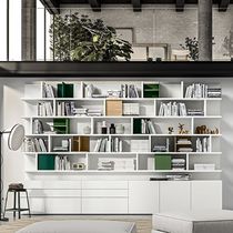 Libreria moderna / in legno laccato