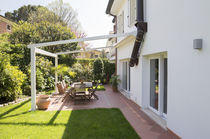 Pergola addossata / in alluminio / professionale