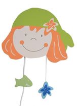 applique da parete per bambini (bimba) PIRAT JANE roba Baumann