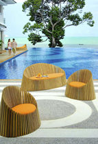 divano da giardino design (tek)  Outdoor Comforts