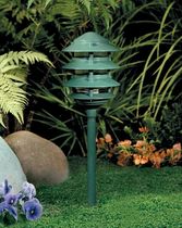 lampione classico da giardino LOUVERED BODY EL120/121 KIM Lighting