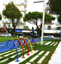 rastrelliera per biciclette per spazi pubblici PEO LAB23
