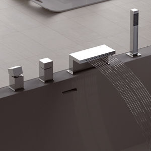 miscelatore da vasca / da bancone / in ottone cromato / da bagno