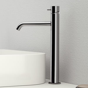 miscelatore per lavabo / in ottone cromato / da bagno / 1 foro
