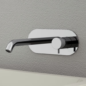 miscelatore per lavabo / da incasso / in ottone cromato / da bagno