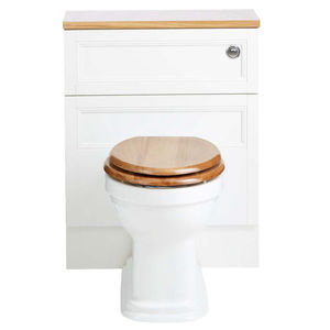 WC da appoggio / in ceramica / con sciacquone ad incastro