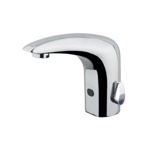 miscelatore per lavabo / in ottone cromato / elettronico / da bagno