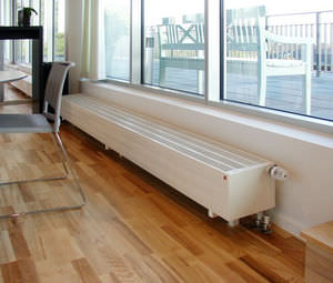 termoconvettore ad acqua calda / lineare / in metallo / da appoggio