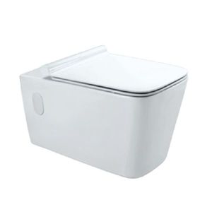 WC sospeso / in ceramica / con sciacquone ad incastro