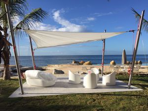 tenda a vela impermeabile / rettangolare