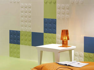 piastrella da interno / da parete / in ceramica / a rilievo