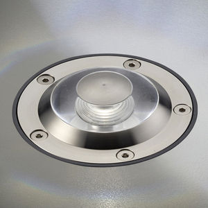 luce da incasso a pavimento / LED / tonda / da esterno